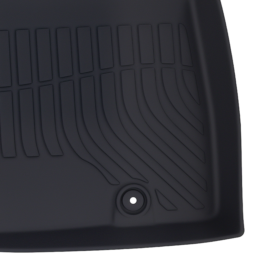 All-Weather Black Floor Mats compatible for Kia Niro 2023-2024 TPE Rubber Waterproof