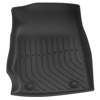 All-Weather Black Carpet Floor Mat compatible for Lincoln Aviator 6-Seats 2020-2024 TPE