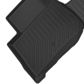 All-Weather Black Carpet Floor Mat compatible for Lincoln Aviator 6-Seats 2020-2024 TPE