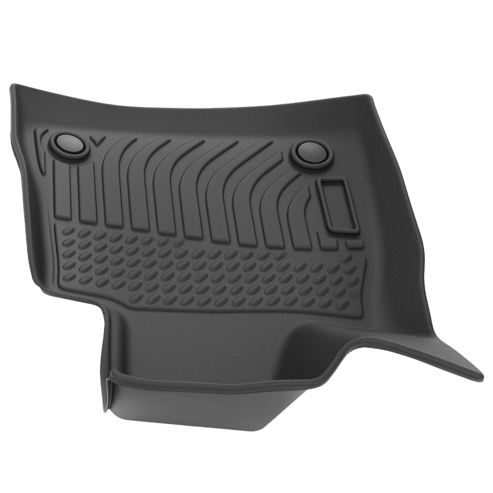 All-Weather Black Carpet Floor Mat compatible for Lincoln Aviator 6-Seats 2020-2024 TPE