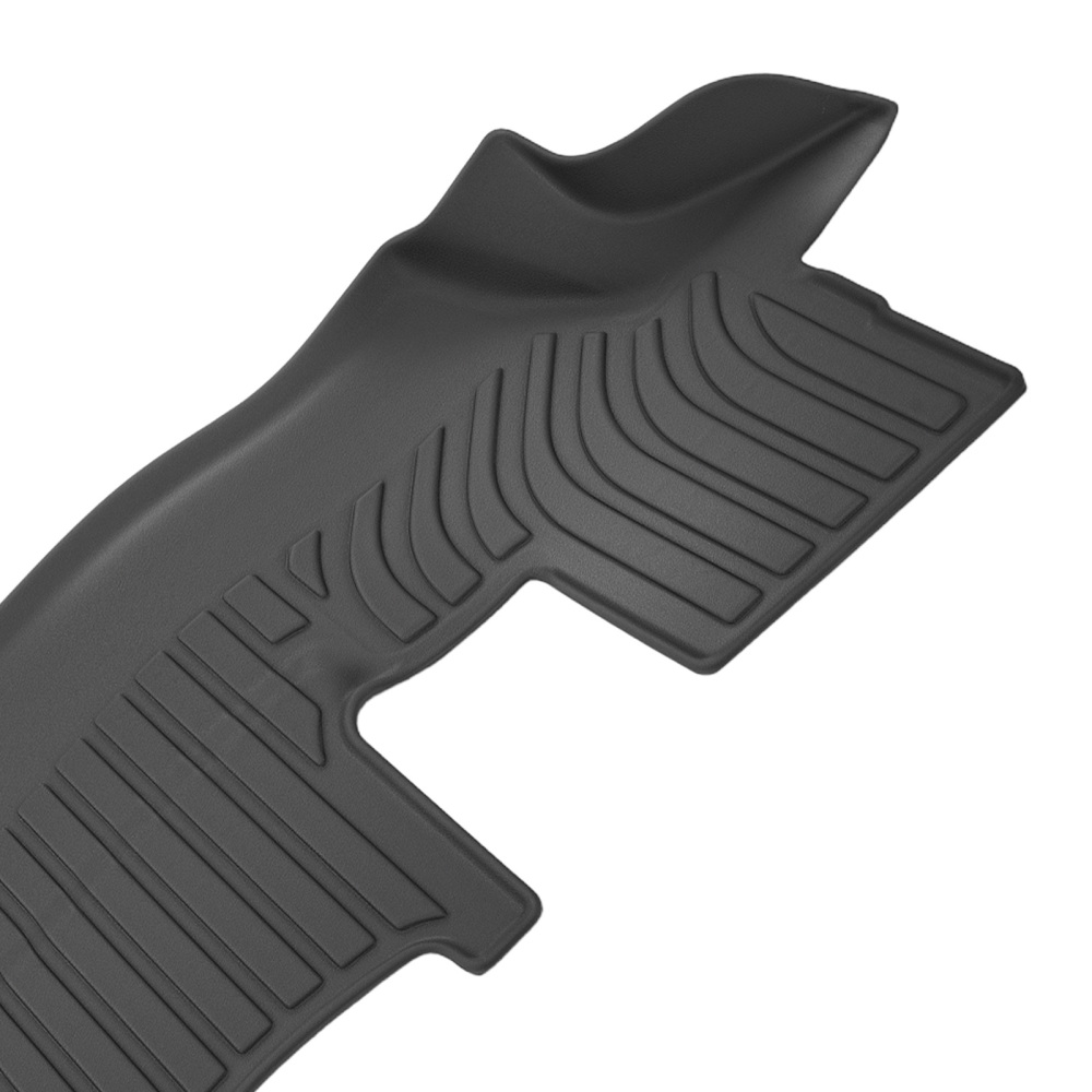 All-Weather Black Carpet Floor Mat compatible for Lincoln Aviator 6-Seats 2020-2024 TPE