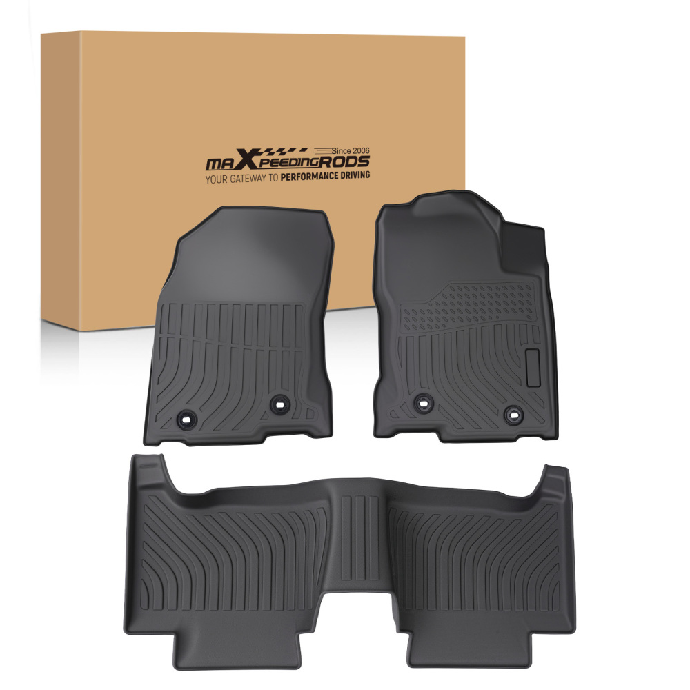 All Season Floor Mat Set compatible for Lexus NX300/NX300h/NX200t 2015-2021 TPE Black