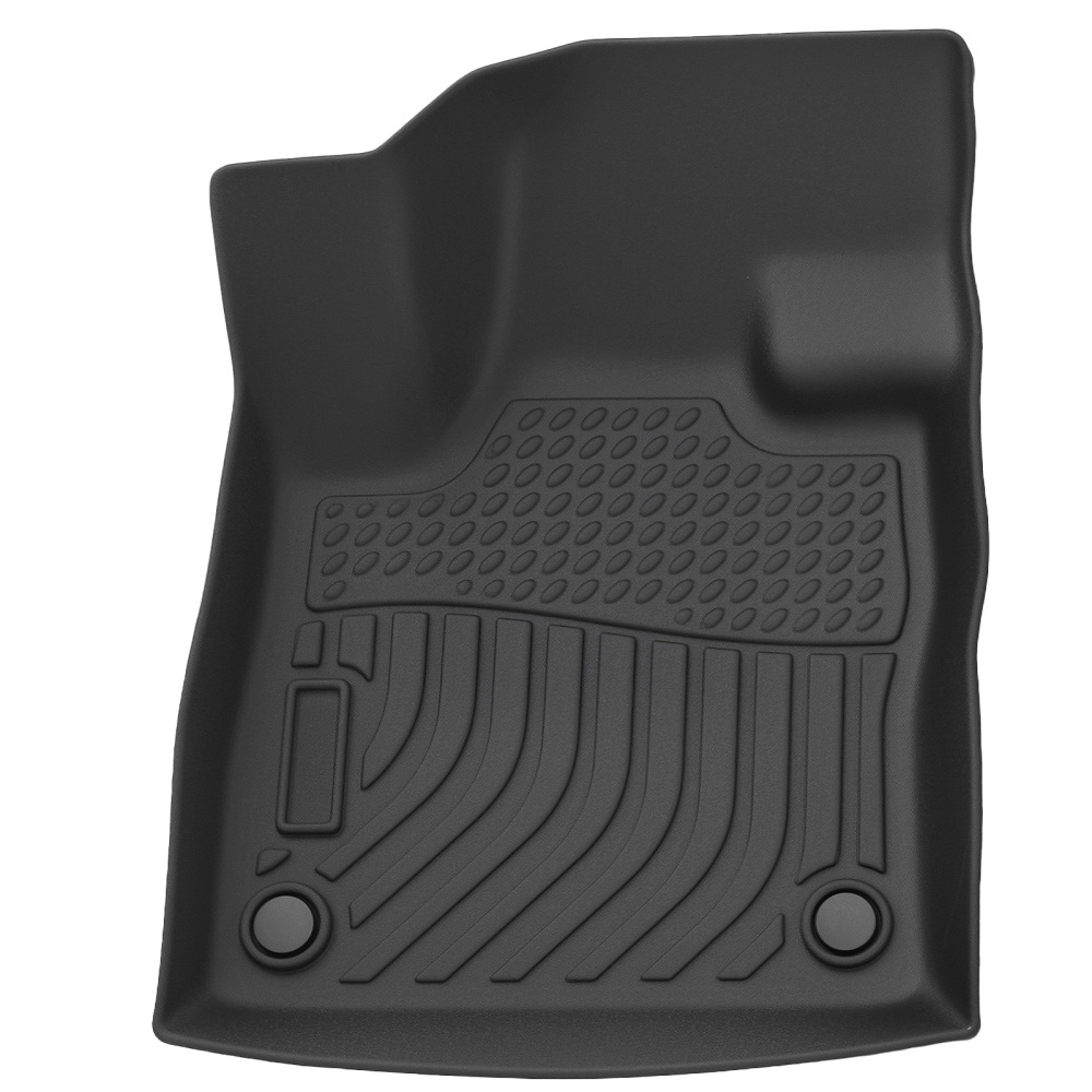 All Weather Black Floor Mats compatible for Lincoln Nautilus 2024-2025 TPE Rubber Anti-Slip