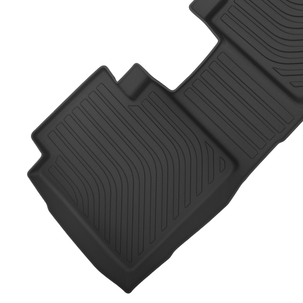 All Weather Black Floor Mats compatible for Lincoln Nautilus 2024-2025 TPE Rubber Anti-Slip