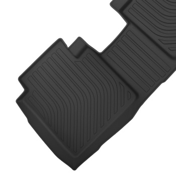 All Weather Black Floor Mats compatible for Lincoln Nautilus 2024-2025 TPE Rubber Anti-Slip