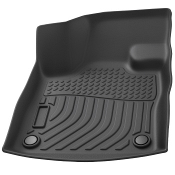 All Weather Black Floor Mats compatible for Lincoln Nautilus 2024-2025 TPE Rubber Anti-Slip