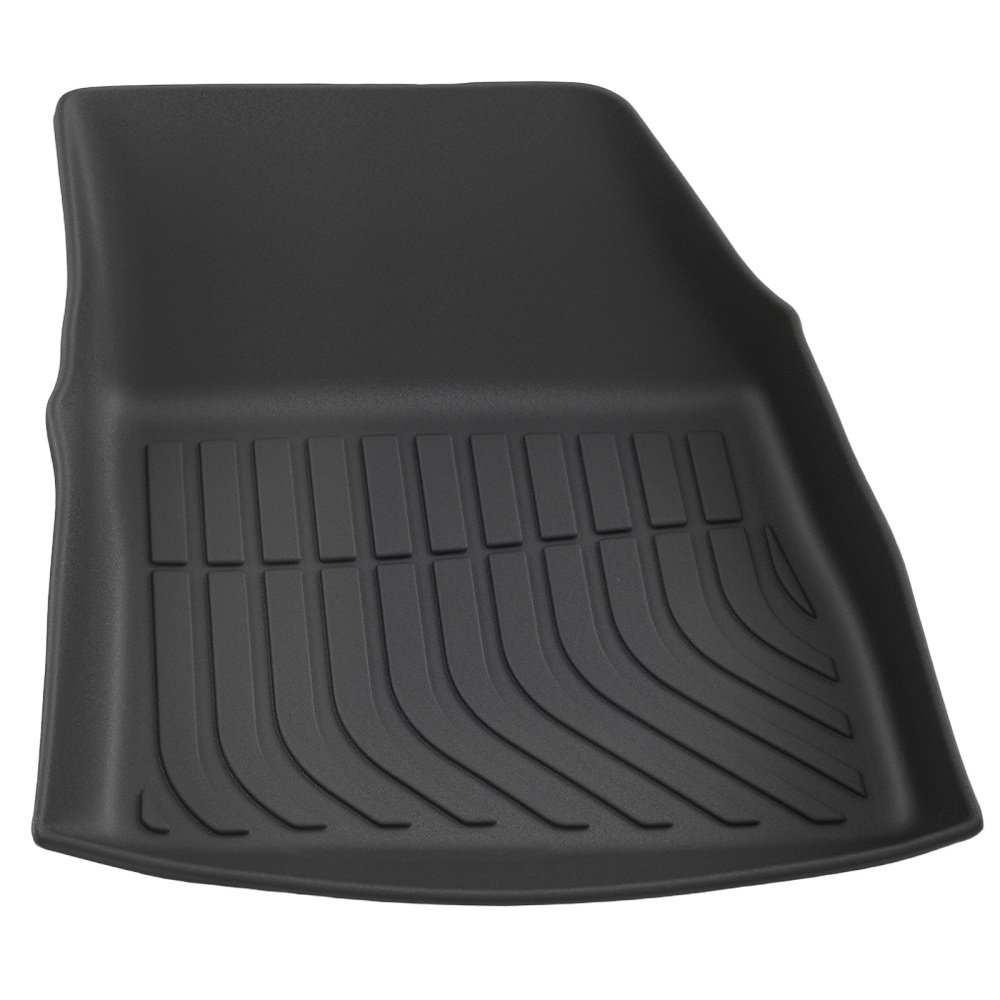 All Weather Black Floor Mats compatible for Lincoln Nautilus 2024-2025 TPE Rubber Anti-Slip