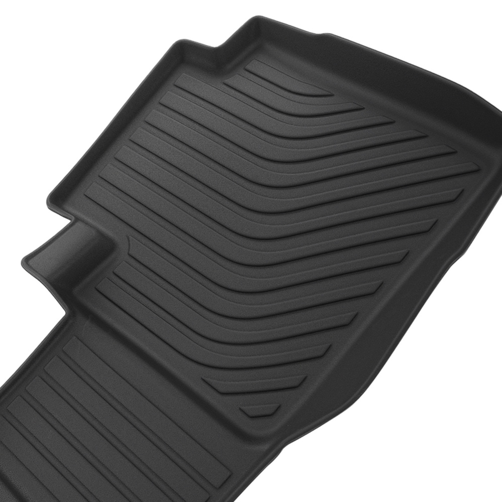 All Weather Black Floor Mats compatible for Lincoln Nautilus 2024-2025 TPE Rubber Anti-Slip
