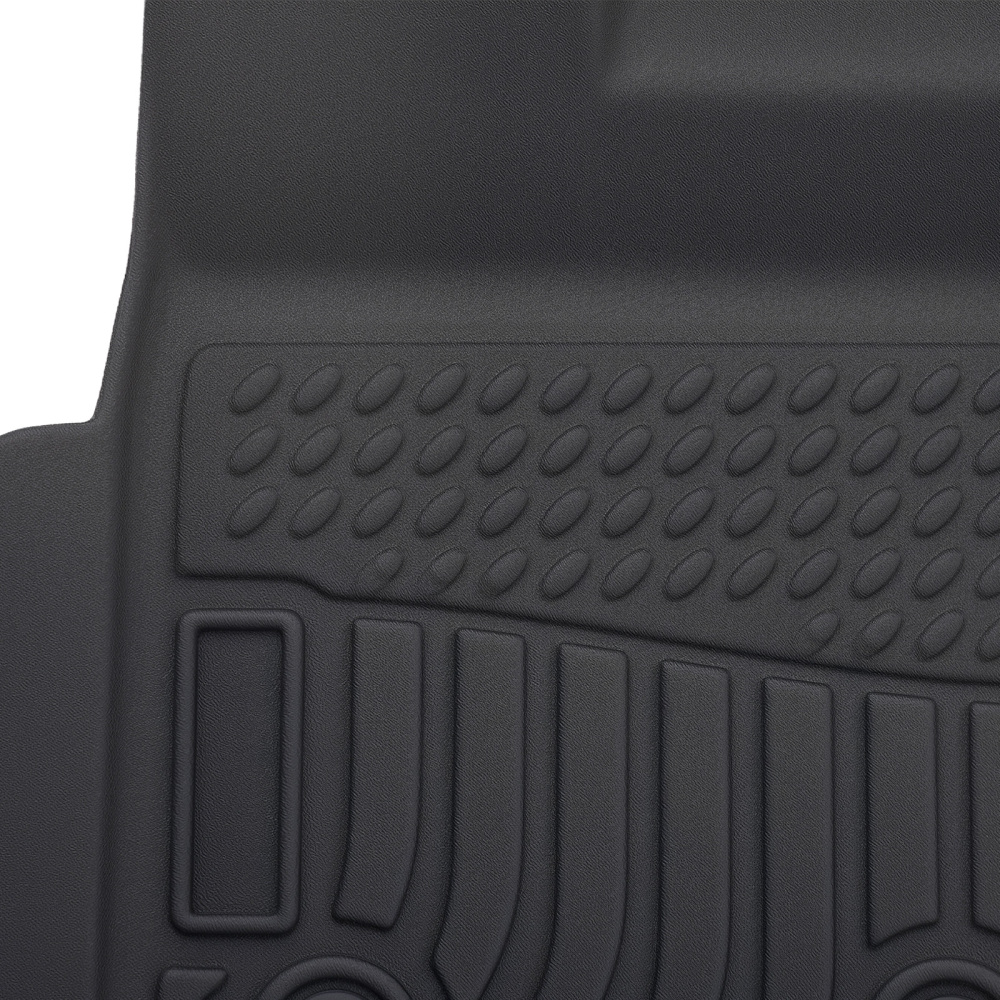 All Weather Floor Mat Set compatible for Land Rover Range Rover Sport 2014-2022 Black