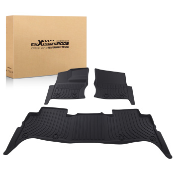 All Weather Floor Mat Set compatible for Land Rover Range Rover Sport 2014-2022 Black