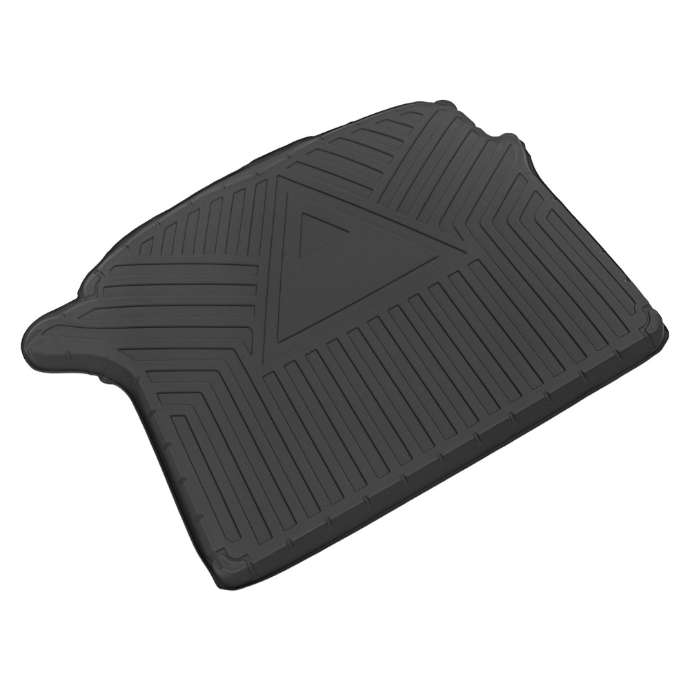 Black Boot Tray Trunk Mat compatible for Mazda 3 Htb 2013-2019 TPE Cargo LinerWaterproof