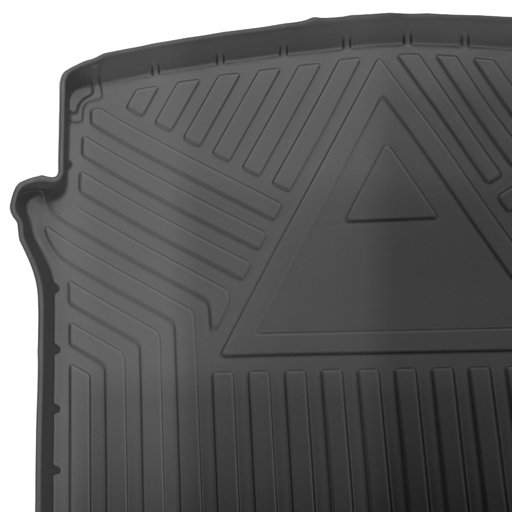 Black Boot Tray Trunk Mat compatible for Mazda 3 Htb 2013-2019 TPE Cargo LinerWaterproof