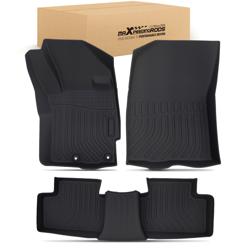 All Weather Carpet Floor Mats compatible for Mitsubishi ASX 2010-2024 TPE Rubber Car Mat