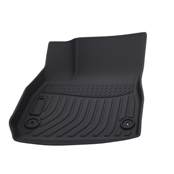 All-Weather Black Floor Mats compatible for Chevrolet Malibu 2016-2023 TPE Rubber