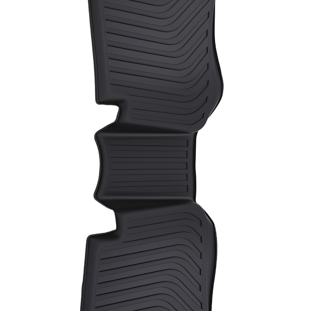 All-Weather Black Floor Mats compatible for Chevrolet Malibu 2016-2023 TPE Rubber