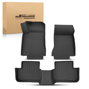 All-Weather Floor Mats compatible for Mercedes-Benz GLA200 GLA250 2015-2020 Black TPE