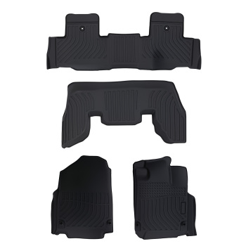 All Weather Floor Mat Set compatible for Acura MDX 2022-2025 Black TPE Rubber Anti-Slip