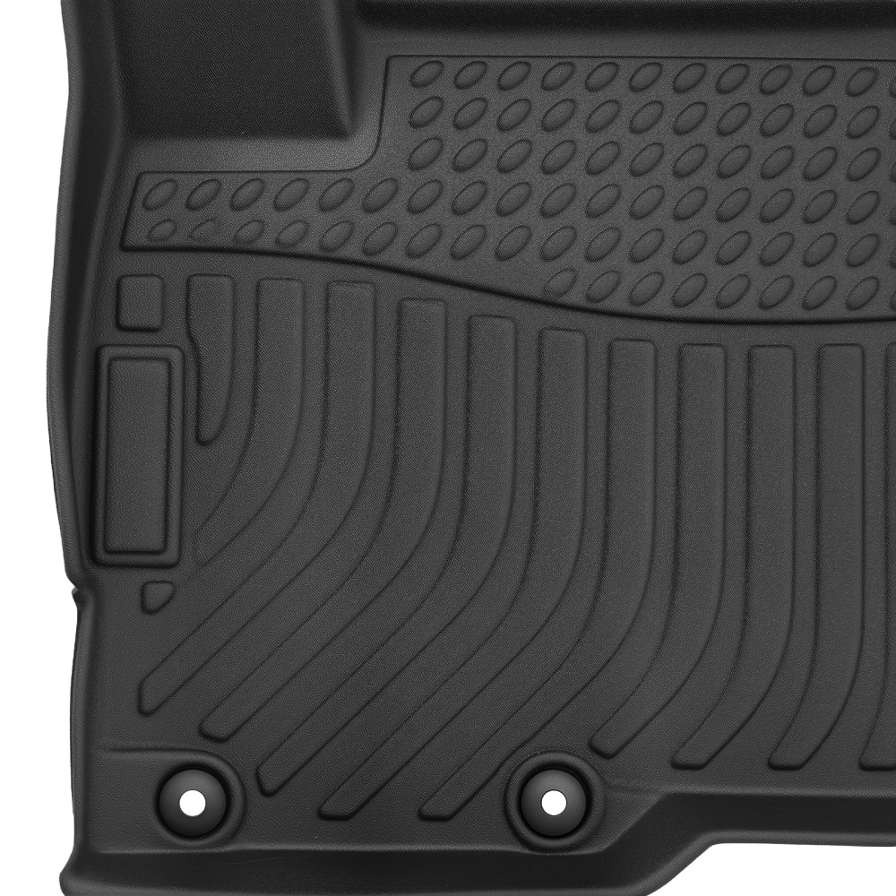 All Weather Floor Mats Liner compatible for Mitsubishi Outlander 2014-2021 TPE Rubber
