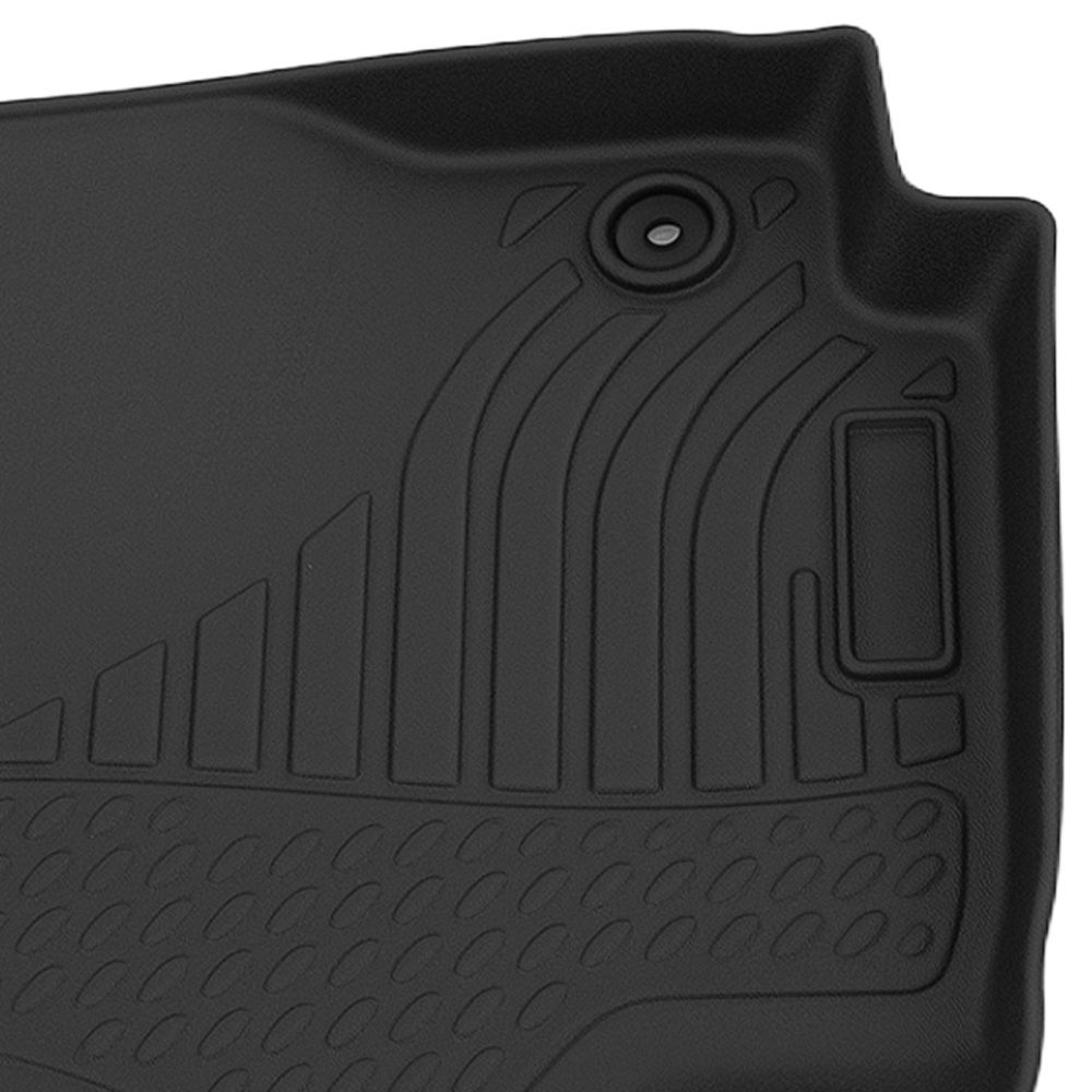 All Weather Floor Mat Set compatible for Toyota Corolla 2009-2013 Waterproof Black