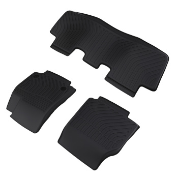 All Weather Carpet Floor Mats compatible for Tesla Model Y 2020-2024 TPE Black Anti-Slip