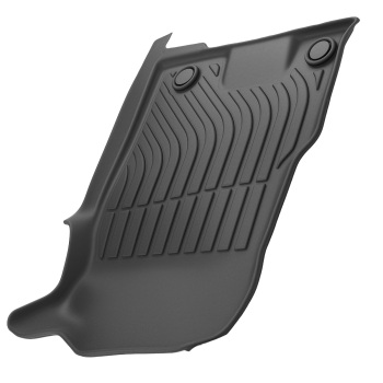 All-Weather Black Floor Mats compatible for Nissan Armada 2019-2022 TPE Rubber Car Carpet