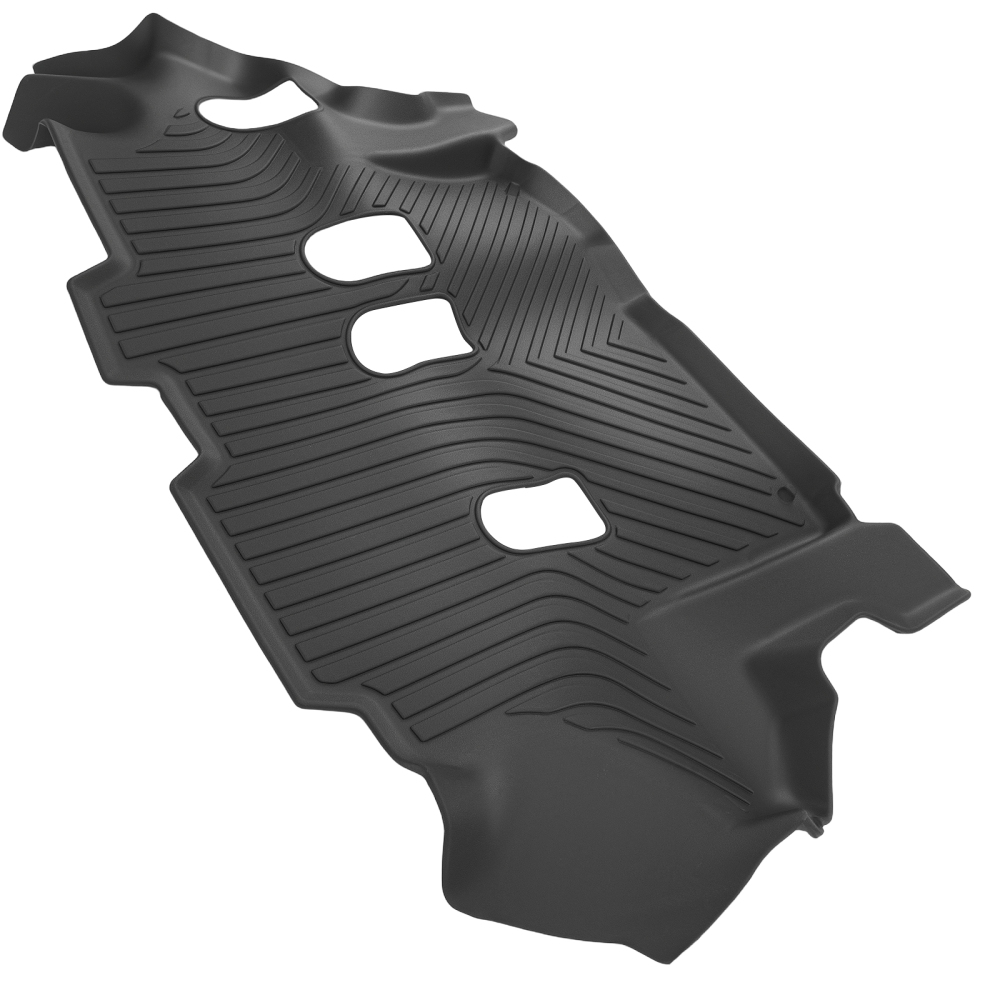 All-Weather Black Floor Mats compatible for Nissan Armada 2019-2022 TPE Rubber Car Carpet