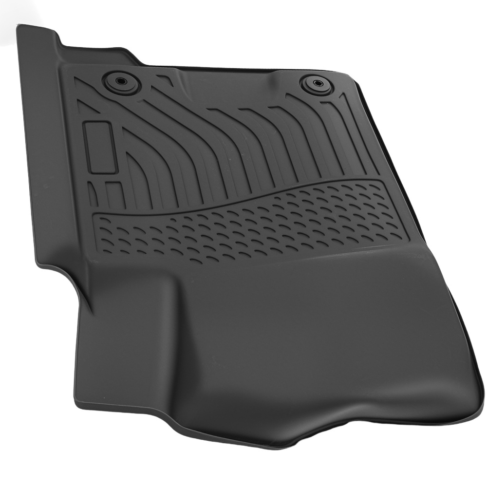 All-Weather Black Floor Mats compatible for Nissan Armada 2019-2022 TPE Rubber Car Carpet