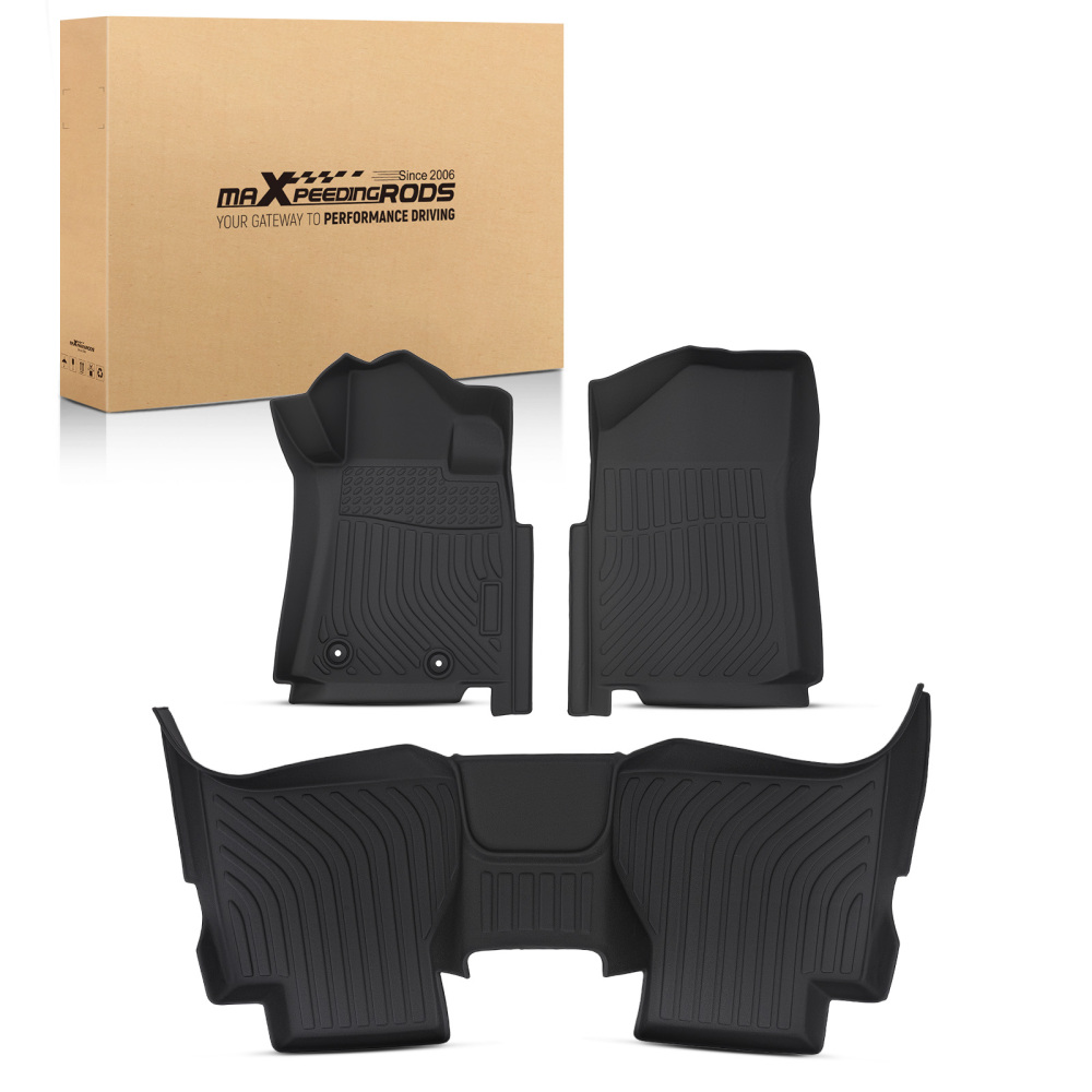 Anti-Slip Floor Mats Liner compatible for Nissan Navara NP300 D23 2015-2024 TPE Car Mat