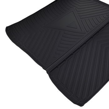 Black Cargo Liner Trunk Bed Mat compatible for Nissan Patrol Y62 2012-2023 Easy Clean TPE