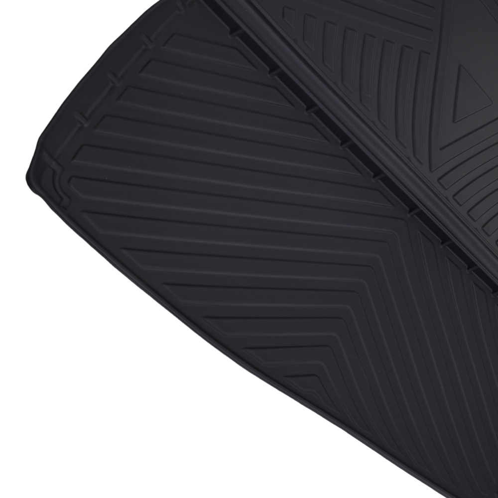 Black Cargo Liner Trunk Bed Mat compatible for Nissan Patrol Y62 2012-2023 Easy Clean TPE