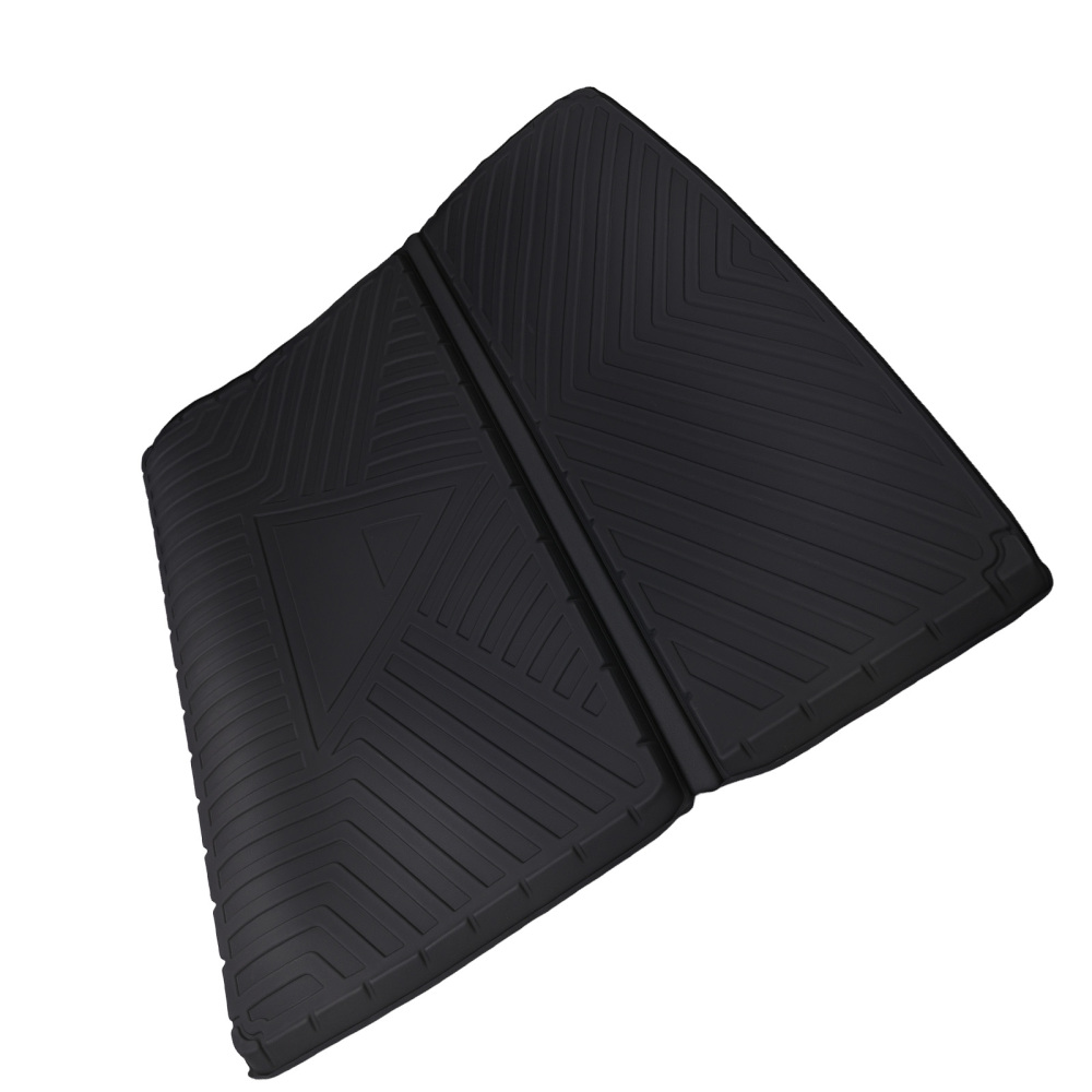 Black Cargo Liner Trunk Bed Mat compatible for Nissan Patrol Y62 2012-2023 Easy Clean TPE