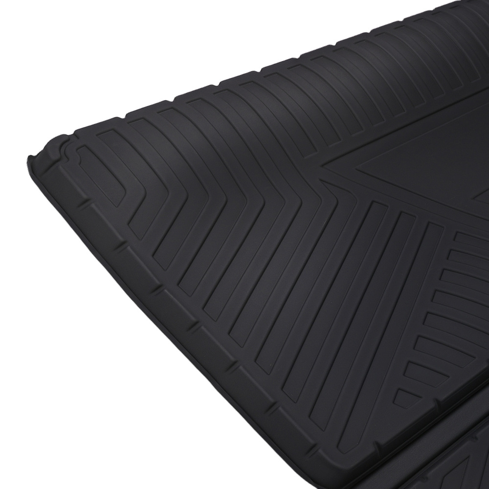 Black Cargo Liner Trunk Bed Mat compatible for Nissan Patrol Y62 2012-2023 Easy Clean TPE