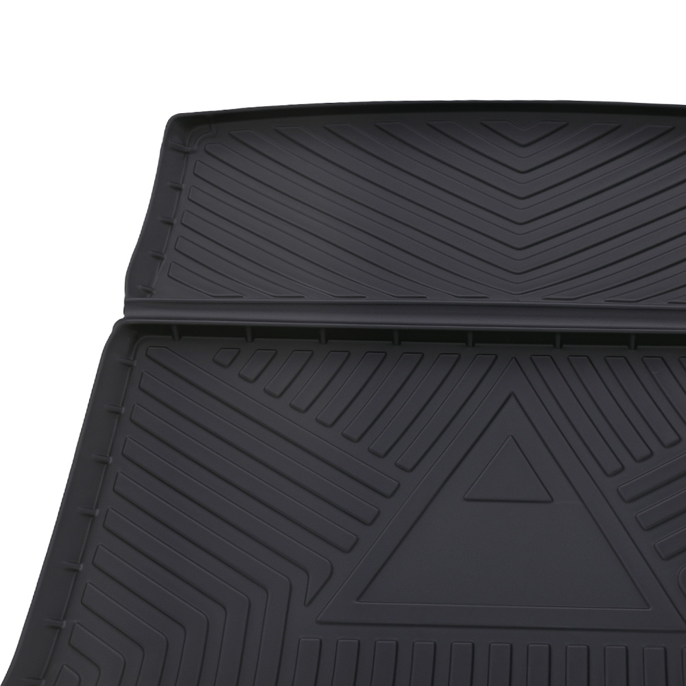 Black Cargo Liner Trunk Bed Mat compatible for Nissan Patrol Y62 2012-2023 Easy Clean TPE