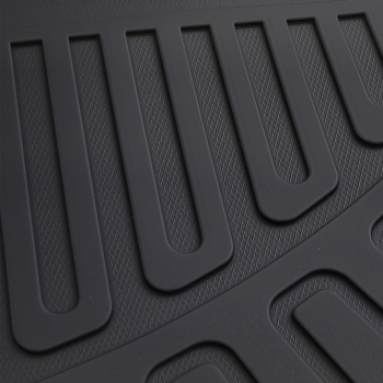 3D Floor Mats compatible for Nissan Pathfinder compatible for Infiniti QX60 JX35 2013-2020 Black TPE Set