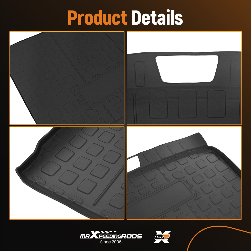 Black Cargo Liner compatible for Nissan Qashqai J10 2007-2013 TPE Boot Tray Liner Car Mat