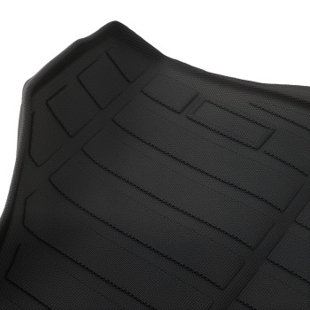 All-Weather Cargo Liner compatible for Nissan Rogue 2014-2020 Black TPE Trunk Bed Mat