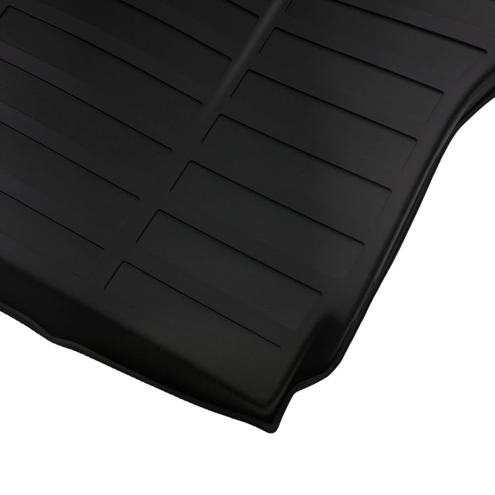 All-Weather Cargo Liner compatible for Nissan Rogue 2014-2020 Black TPE Trunk Bed Mat