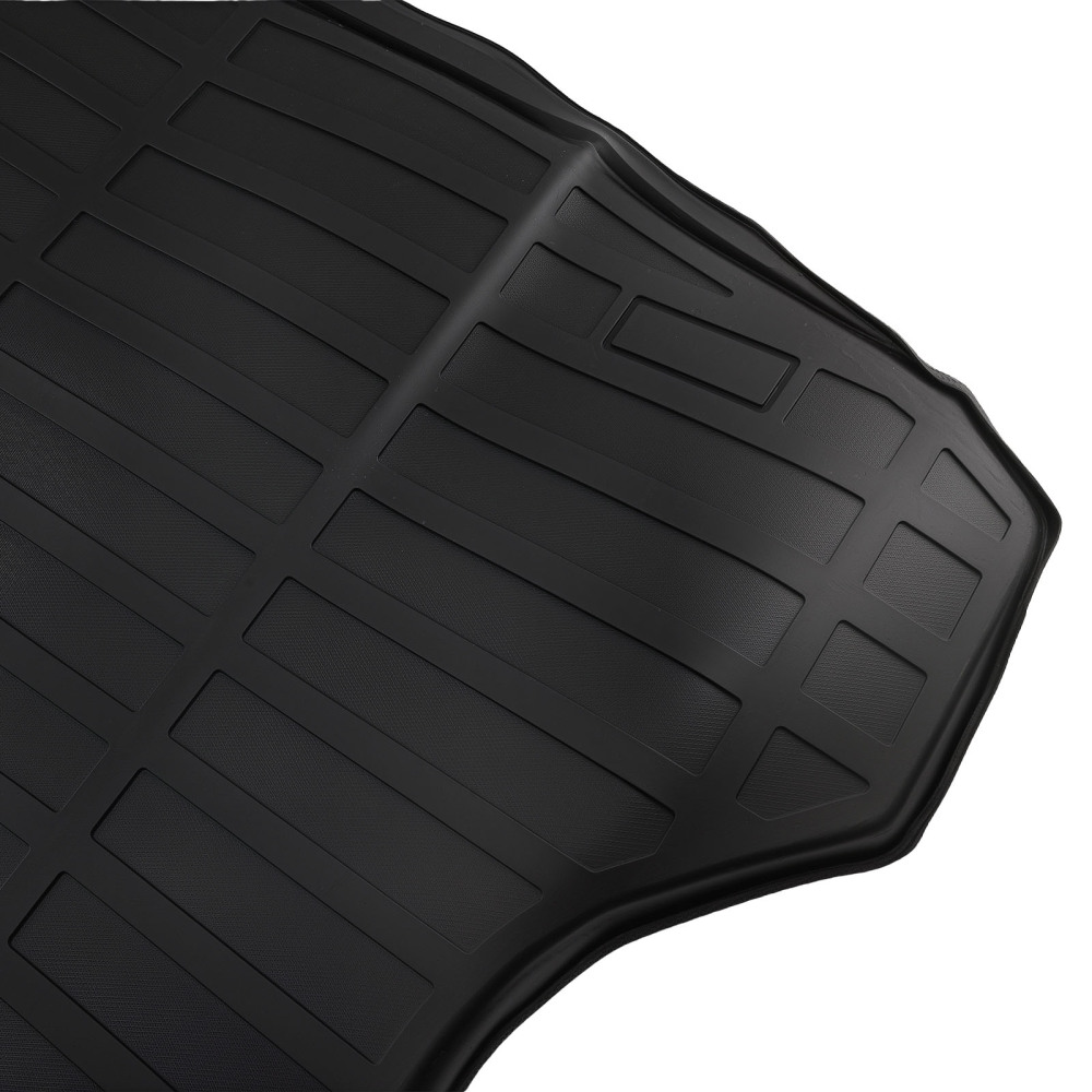 All-Weather Cargo Liner compatible for Nissan Rogue 2014-2020 Black TPE Trunk Bed Mat