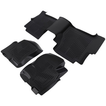 Anti-Slip Floor Mat compatible for Nissan Frontier Crew Cab 2008-2021 Waterproof Car Carpet