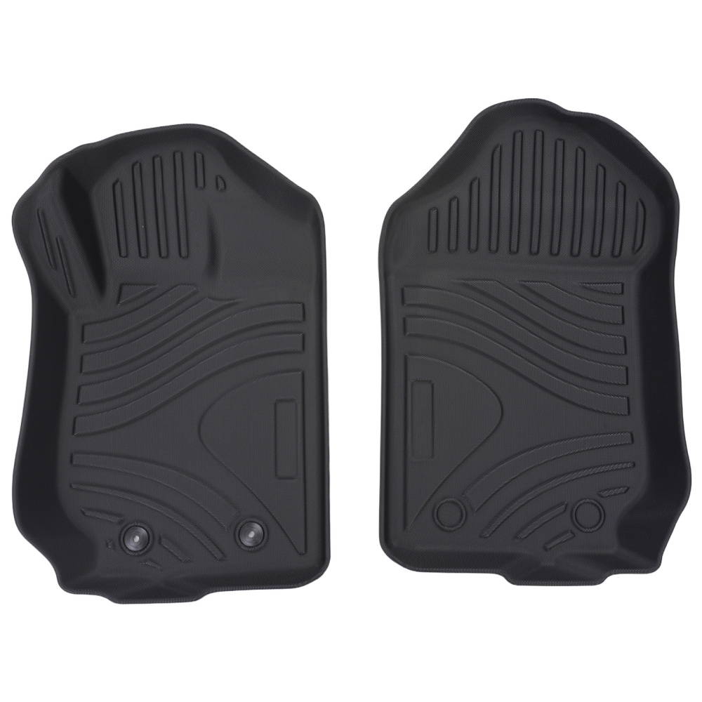 All Weather Floor Mats Set compatible for Ford Ranger PX PX2 PX3 Dual Cab 2011-2021