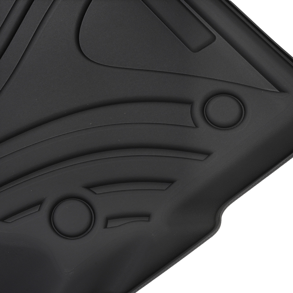 All Weather Floor Mats Set compatible for Ford Ranger PX PX2 PX3 Dual Cab 2011-2021