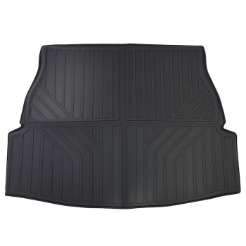 All Weather Boot Trunk Bed Liner compatible for Toyota RAV4 2019-2025 Cargo Mat TPE Black