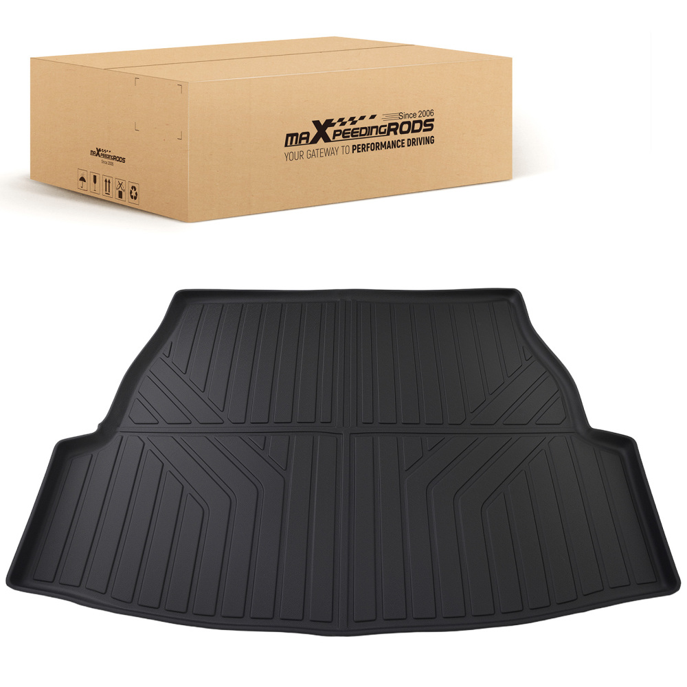 All Weather Boot Trunk Bed Liner compatible for Toyota RAV4 2019-2025 Cargo Mat TPE Black