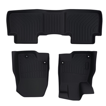 All Weather Floor Mats compatible for Acura RDX 2019-2025 TPE Rubber Black Waterproof