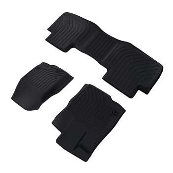 All Weather Floor Mats compatible for Acura RDX 2019-2025 TPE Rubber Black Waterproof