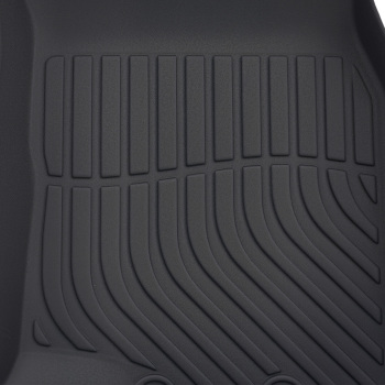 All-Weather Black Floor Mat Set compatible for Nissan Rogue Sport 2017-2022 TPE Waterproof