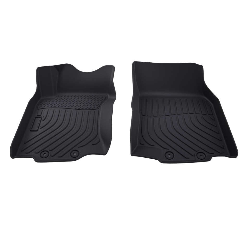 All-Weather Black Floor Mat Set compatible for Nissan Rogue Sport 2017-2022 TPE Waterproof