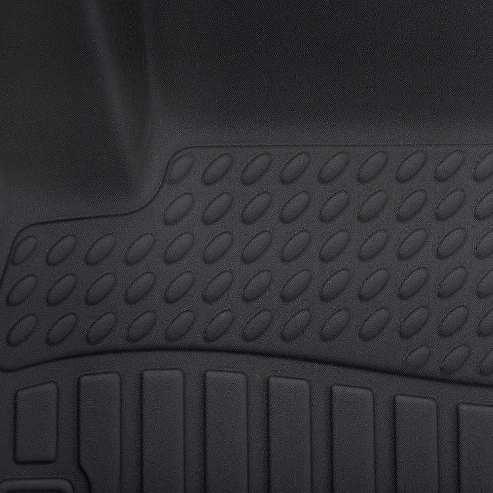 All-Weather Black Floor Mat Set compatible for Nissan Rogue Sport 2017-2022 TPE Waterproof