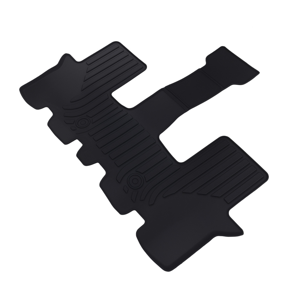 All-Weather Floor Mat Set compatible for Kia Sorento 7 compatible for Seat 2021-2024 Black TPE Car Mat
