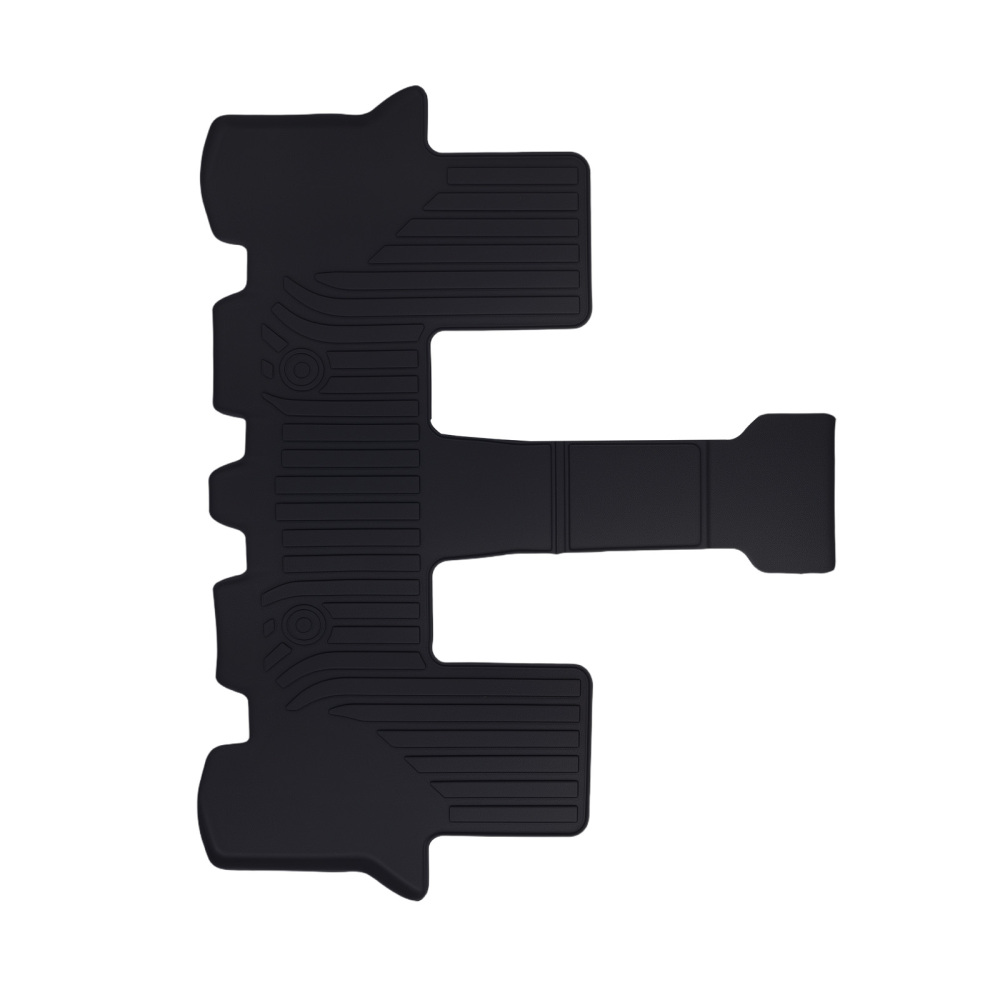 All-Weather Floor Mat Set compatible for Kia Sorento 7 compatible for Seat 2021-2024 Black TPE Car Mat